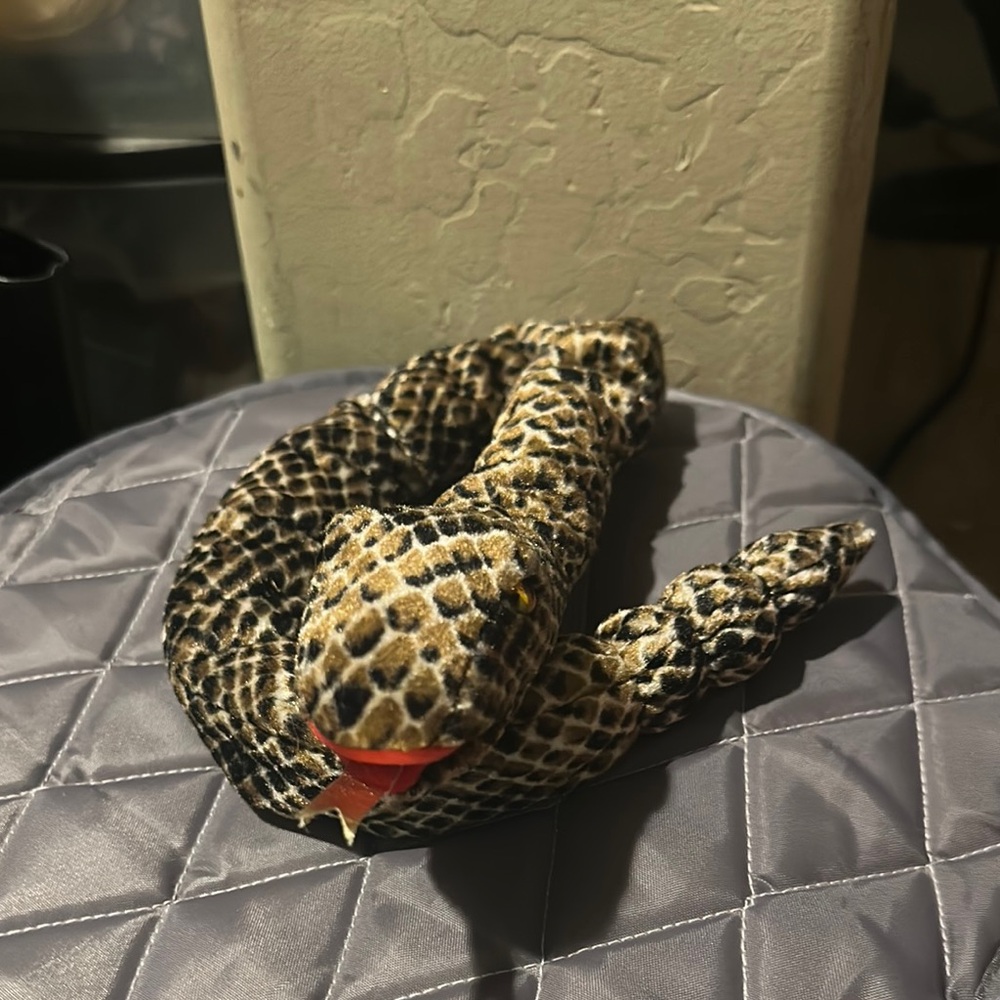 Reptile Plush Toy - Brown and Black